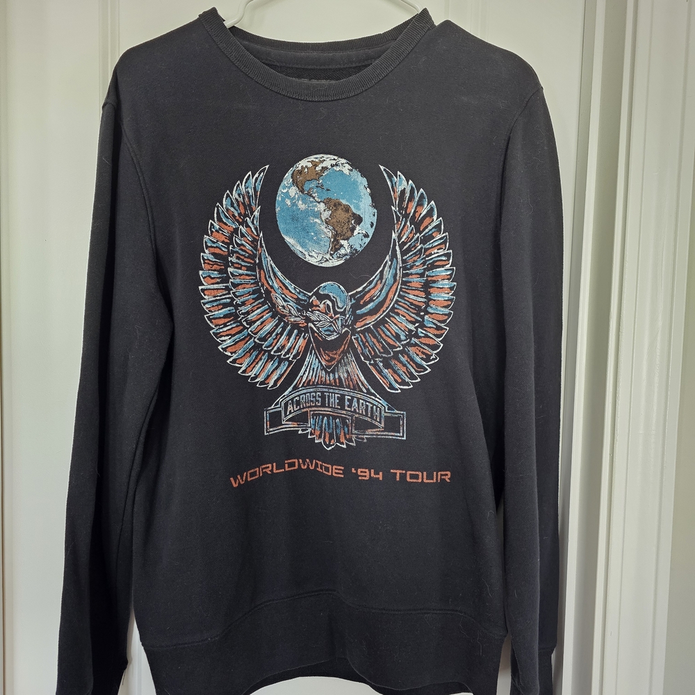Hollister Black Graphic Crewneck Sweater